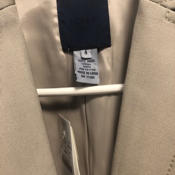 NWT J Crew Wool Blazer - Picture 2 of 3